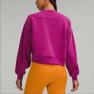 NWT lululemon perfectly oversized cropped crew